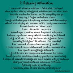 Releasing Control Affirmations, Mother Wound Affirmations, Mantra For Healing, Release And Let Go Affirmations, Affirmations For Release And Let Go, Release Guilt Affirmations, Letting Go Affirmations, I Release Affirmations, Trans Affirmations