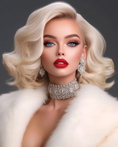 Dark Eyebrows, Formal Hairstyles For Long Hair, Glamour Hair, Queen Makeup, Second Account, Glam Hair, White Blonde, Formal Hairstyles