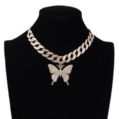 Grab your Iced Butterfly Pendant Necklace while the store LAUNCH DISCOUNT is on. Once we reach 100-unit sales, we will be increasing the price back up to $42.99 This is absolutely a great gift! THE PERFECT GIFT FOR VALENTINES DAY, CHRISTMAS, BIRTHDAY, WEDDING, AND ANNIVERSARY! Love can't be described.It has no shape, it has no form.Love is not an object.Love does not conform. Looking for the perfect way to show your love? This pendant will brighten anyone's day. Whether at work, school or hittin Cuban Choker, Love Is Not, Butterfly Pendant Necklace, Cuban Chain, Butterfly Necklace, Butterfly Pendant, Chain Choker, Handmade Necklaces, Beautiful Necklaces