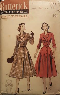 Vintage Coat Dress, Coat Dress Pattern, Tailor Aesthetic, Tailoring Aesthetic, 3 Day Rule, Dating Your Spouse, 40s Dresses, Dating Boundaries, 50s Dress Pattern