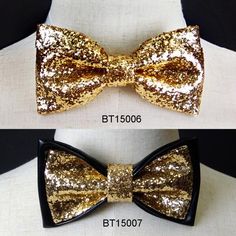 All bow tie is handmade. We can customize it for you to fit your style and event use. VIDEO : https://www.instagram.com/p/BpR0YPkBmgd/?utm_source=ig_share_sheet&igshid=1sq9aw5h12vgt Adult Size : W5x H2.7 inches (W12 xH7cm) Kid Size: W4x H2inches (W10 xH5cm) Adjustable Strap fit most of the neck Gold Satin Bow Tie For Black-tie Events, Gold Bow With Bow Tie Back For Party, Gold Bow With Ties For Gifts, Gold Ribbon Bow For Party, Gold Party Bow With Tie Back, Gold Party Bow With Ribbon, Gold Party Bow, Gold Decorative Bow For Party, Party Bow Ties