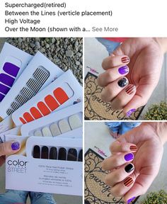 Halloween Color Street Combos, Color Street Halloween Combos, Color Street Halloween, Halloween Color, Street Nails, Nail Polish Strips