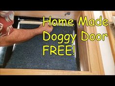 Dog Door In Screen Door, Pet Doors Ideas, Dog Doors Ideas, Doggy Doors, Doggie Doors To Outside, Pet Door Diy