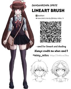 Ibis Paint Danganronpa Brush, Danganronpa Ibis Paint Brush, Danganronpa Lineart Brush, Ibis Paint X Brushes Qr Code Clothes, Mha Ibis Paint Brush, Danganronpa Brush Ibispaint, Mha Brush Ibispaint, Danganronpa Sprites Base, Ibispaintx Brushes