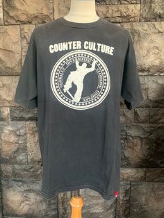 "Vintage Counter Culture Skateboard / Streetwear T shirt Item Condition: Pre-Owned (Used) condition. please see pictures Size on Tag: L, Please check measurement Tag : ------------ Measurement: ------------- Chest (Pit to Pit) 23\" Length 28.5\" Shipping: Worldwide ---------- Standard Shipping 14-30 Days Express 5-8 Days I can do combined shipping +Add USD 5 shipping for each additional items!" Counter Culture, 90s Sweatshirt, Streetwear T Shirt, Skate Wear, Vintage Polo Ralph Lauren, Streetwear Tshirt, Mens T Shirts, Mens Graphic Tee, Shirt Price