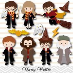 harry potter cliparts for kids and adults to use on crafts or scrapbook pages