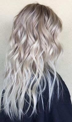 Trendy We Fryzurach, Hair Color And Cut, Blonde Ombre, Hair Envy, Grunge Hair, Silver Hair