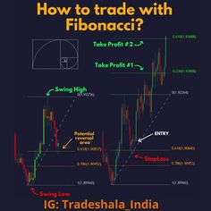 the fibonaci trading chart with different indicators and options to use for it