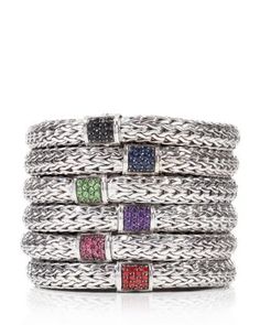 John Hardy Classic Chain Sterling Silver Bracelet, 7.5mm width  | Bloomingdale's Silver Engraved Bracelet, St Michael Pendant, Modern Silver Jewelry, John Hardy Jewelry, Dolphin Jewelry, David Yurman Bracelet, Designer Bracelets, Lava Bracelet, Small Bracelets