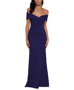 Ruched Gown, Xscape Dresses, Evening Dress Collection, Scuba Fabric, Gowns Online, Review Dresses, Guest Dresses, Fit Flare Dress, Evening Gown