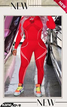 Rose Red Fashion Sportswear Letter Print Basic O Neck Long Sleeve Two Pieces Fashion Sportswear, Two Piece Suits, Two Piece Pants Set, Sportswear Fashion, Patchwork Print, Red Fashion, Letter Print, Two Pieces