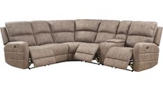 Olwen Power Motion Sectional Sofa in Mocha Nubuck - Ornate Home Reclining Sectional Sofa, Power Reclining Sectional Sofa, Living Room Setting, Contemporary Sectional Sofa, Room Setting, Living Room Area, Acme Furniture, Ornate Furniture, Cushion Seat