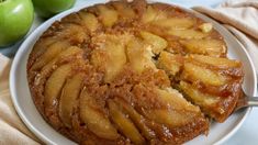 Salted Caramel Apple Upside-Down Cake Recipe - Tasting Table Bulgarian Recipes, Easter Cakes, Pumpkin Pie Spice, Round Cakes