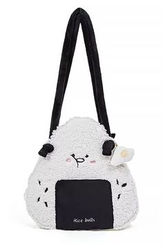 Cute Plush Onigiri Shoulder Bag Kawaii Harajuku Aesthetic Kawaii Bags Handbags, Harajuku Aesthetic, Kawaii Bags, Aesthetic Bags, Kawaii Harajuku, Plush Bags, Kawaii Plush, Aesthetic Cute, Aesthetic Black