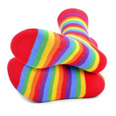 These vibrant and colorful socks will make every day brighter! Pair them with shorts, jeans, skirts or just wear them with pajamas! These socks will just make you smile and they may even make you start dancing when no one is looking! 70% cotton, 25% polyester, 5% spandex Sock size: 9-11 Shoe size: 4-10 Machine wash, tumble dry low Playful Multicolor Cotton Socks, Multicolor Cotton Socks For Playtime, Multicolor Stretch Cotton Socks, Playful Cotton Socks For Summer, Playful Red Cotton Socks, Fun Multicolor Socks For Spring, Fun Multicolor Spring Socks, Fun Multicolor Stretch Socks, Fun Multicolor Summer Socks