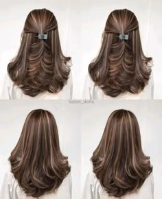 Balayage Inspiration, Haircuts For Long Hair With Layers, Hair Style Vedio, Anti Hair Fall, Hair Style Korea, Easy Hairstyles For Thick Hair, Straight Hair Cuts, Bridal Hair Buns