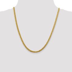 Indulge in luxury with our 14k 3.70mm Semi-solid Diamond Cut Wheat Chain. Made with the finest materials, this chain features a unique diamond cut design for an elegant and sophisticated look. Perfect for adding a touch of opulence to any outfit. University Rings, Silver Grillz, Bangle Box, Diamond Box, Moissanite Necklace, Sophisticated Look, Back Necklace, Black Hills Gold, Snake Earrings