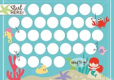 Mermaid printable reward chart by Key Lime Rewards Charts For Kids, Reward Chart Template, Diy With Kids, Potty Training Reward Chart, Kids Reward Chart, Potty Training Rewards, Behavior Rewards