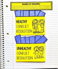 a notebook with some stickers on it and writing about the health benefits of unhealthy or unhealthy people