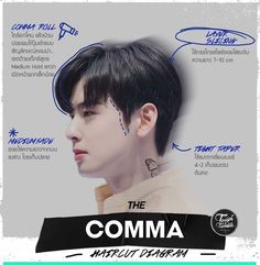 Comma Haircut, Korean Short Hair, Hair Style Korea