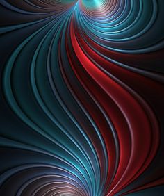 an abstract background with red, blue and green swirls on it's sides