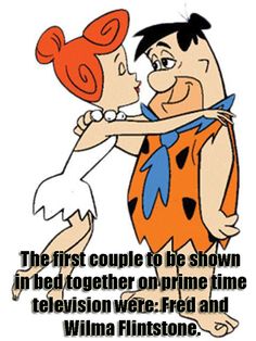 the first couple to be shown in bed together on prime time television were fried and person