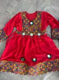 Pair of Kids Girls Afghan Kuchi Handmade Embroidered Dress, Kids Frock, Kids Afghani Dress, Afghan Eid Dress, Eid Girls Clothes, Eid Gift - Etsy Kids Frock, Afghani Dress, Eid Dress, Afghan Clothes, Eid Gift, Eid Dresses, Kids Frocks, Eid Gifts, Girls Clothes