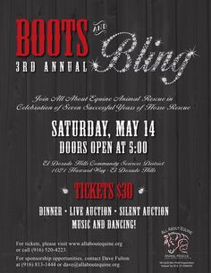 an event poster for boots and bails with the words boot's on it