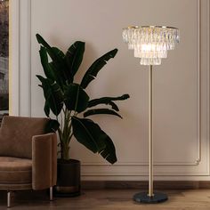 French Luxe Crystal Floor Lamp for Living Room and Bedroom -living-room|Sofary Vibe Bedroom, Floor Lamp For Living Room, Fireworks Art, Crystal Floor, Crystal Floor Lamp, Chandelier Crystals, Luxury Floor, Living Room Bed, Lamp For Living Room