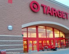 a target store with cars parked outside it