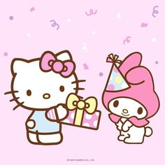 Hello Kitty Gifts, Birthday Icon, Hello Kitty Beach, Happy Birthday Best Friend, My Melody Wallpaper, Hello Kitty Imagenes, Cool Hello Kitty, Happy Birthday Girls