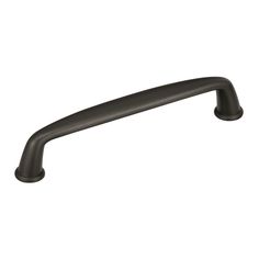 a black handle on a white background