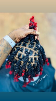 Red And Orange Locs, Color Locs Men, Boy Dreads Hairstyles, Dreadlock Aesthetic, Dread Color Ideas Locs For Men, Short Locs Hairstyles Men, Dyed Dreads Men, Dyed Locs Men, Retwist Locs Style Men