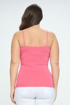 Tank Top -seamless with spaghetti straps features, super soft stretchy material, is great for layering or wearing alone on a hot day. It stretches very well and it's Nylon so it is fade resistant this cami is a must have.Scoop-neckNylon/SpandexSuper SoftStretchyMachine WashImportedOne Size Style: Casual Print / Pattern: Solid Silhouette: Tank Top Fit: Body-Hugging Neck Line: Round Neck Sleeve: Sleeveless Length: Longline Hem Closure: Pull-over Lining: No Made In: ImportedFabric Contents: 92% Nyl Farm Clothes, Pullover Cardigan, Hot Day, Maxi Dress Cocktail, Maxi Dress Formal, Curvy Dress, Fit Body, Curvy Outfits, Outerwear Sweater