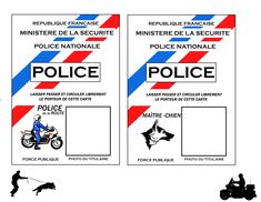 the instructions for motorcycle police are shown in red, white and blue stripes on black