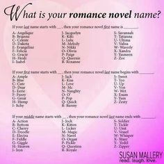 what is your romance novel name? by susan mallery love quotes, memes and sayings