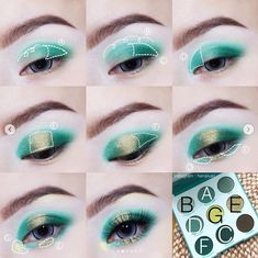 Glam Rock Makeup, Rock Makeup, Eyeshadow Designs, Makeup Charts, Christmas Makeup Look, Makeup Advice, Graphic Makeup