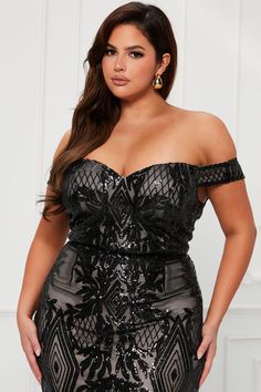 Available In Black, Burgundy, Champagne, And Mauve. Sequin Maxi Dress Sleeveless Off Shoulder Padded Bra Cups Lined Hidden Back Zipper Stretch 95% Polyester 5% Spandex Lining 100% Polyester Imported | Close Up Ready Sequin Maxi Dress in Black size Large by Fashion Nova Sleeveless Bodycon Top For Evening, Sequin Maxi, Sequin Maxi Dress, Padded Bras, Bra Cups, Black Maxi Dress, Close Up, Fashion Nova, Off Shoulder