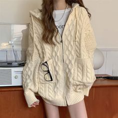 Home · KOSMUI · Online Store Powered by Storenvy Cozy At Home Outfits, Cardigan Hoodie, At Home Outfits, Cozy At Home, Cardigan Green, Winter Fashion Outfits Casual, Cute Cardigans, Hipster Outfits, Hoodie Cardigan