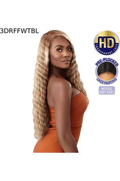 Crimped Waves, Natural Baby, Womens Wigs, Hd Lace, Black Beauty, Lace Front Wig, Off Black, Baby Hairstyles, Human Hair Wigs