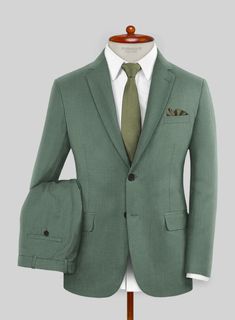 Sage Green Suit, Green Wool Suit, Green Tweed Suit, Sage Green Fabric, White Linen Suit, Tweed Pants, J Black, Herringbone Tweed, Checked Jacket