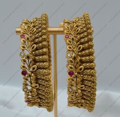 A unique pair of hand accessories to complete your gorgeous look for the festive season and wedding season! Pair this with your stunning saree look or with the most magical Ethnic outfit you have! Openable style. You can go one size up or down. Size: 2.6 Width: Approx. 0.5" Screw Opening Style Single or Pair The antique matt gold plated on high-quality brass as the base metal In-stock & ready-to-ship *Color may vary slightly due to light condition & photography. Jewelry Care: Keep away from mois Photography Jewelry, Hand Accessories, Your Gorgeous, Ethnic Outfits, Saree Look, Jewelry Pouch, Festive Season, Base Metal, Wedding Season