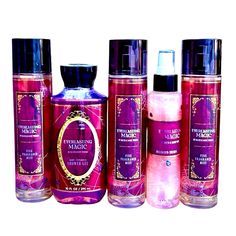 Bath And Body Works Everlasting Magic Body Care Set 3-Everlasting Magic Fragrance Mist 1-Everlasting Magic Shower Gel 1-Everlasting Magic Diamond Shimmer Mist Fragrance Notes Bejeweled Berries, Phantom Petals And Magic Musk New With Tags Pet Free Smoke Free Environment Love Bath And Body Works, Diamond Shimmer Mist, Gift Set Ideas, Body Care Set, Basic Accessories, 80s Stuff, Boston Shearling, Spray Lotion