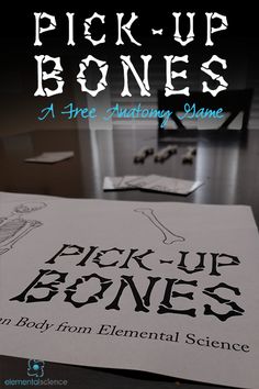 a book with the title pick up bones written on it