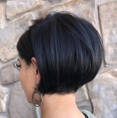 Elegant Pixie Bob Haircut on Straight Hair Bob Thick Hair Straight, Asian Haircut Long, Long Bob Thick Hair, Haircut Long Bob, Bob Thick Hair, Thick Hair Straight, Modern Pixie Haircut, Pixie Haircuts For Black Women, Modern Bob Haircut