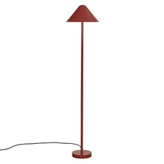 Eave Floor Lamp: Oxide Red + Oxide Red Red Bone, Blackened Steel, Red Peach, Black Peach, Floor Lights, Hand Spinning, Color Temperature, Floor Lamp, Shades