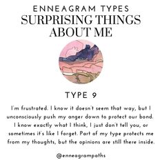 Enneagram 9, New Me, Personality Types