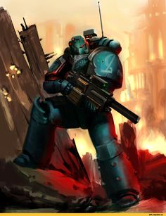 Alpha Legion,Warhammer 40000,warhammer40000, warhammer40k, warhammer 40k, ваха, сорокотысячник,фэндомы,George Earl Abalayan Primaris Lieutenant, 40k Art, Warhammer Models, Arte Cyberpunk, Warhammer 30k