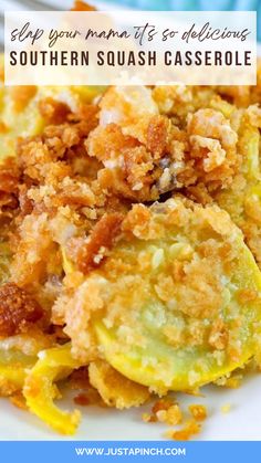 best southern squash casserole recipe Squash Casserole With Chicken, Tomato Squash Casserole, Jiffy Squash Casserole, Squash Dressing Recipe, Squash Corn Casserole, Southern Chicken Casserole, Squash Casserole With Sausage, Paula Deen Squash Casserole With Ritz Crackers, Squash And Chicken Casserole