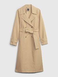 Icon Trench Coat | Gap Trench Coat Fall, Double Denim Looks, Plaid Trench Coat, Rain Trench Coat, Khaki Trench, Tan Trench Coat, Khaki Trench Coat, Oversized Trench Coat, Tan Coat